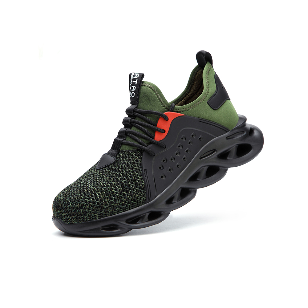 Atao Series 808 Green Safety Trainers Shoes – JuBang Safety Shoes ...