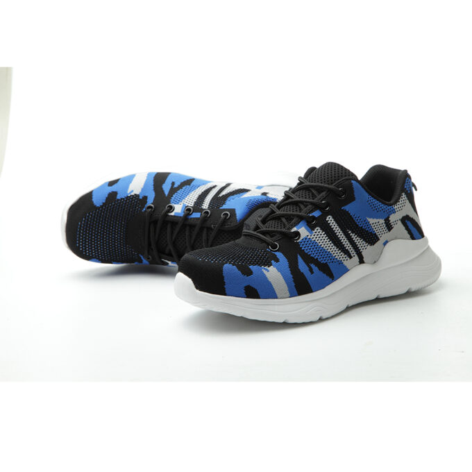 Camouflage EVA 526 Blue Safety Trainers Shoes - Image 6