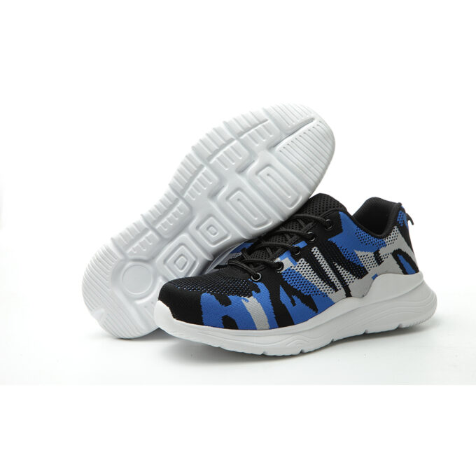 Camouflage EVA 526 Blue Safety Trainers Shoes - Image 7