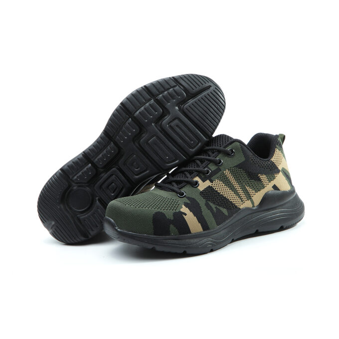 Camouflage EVA 526 Green Safety Trainers Shoes - Image 8