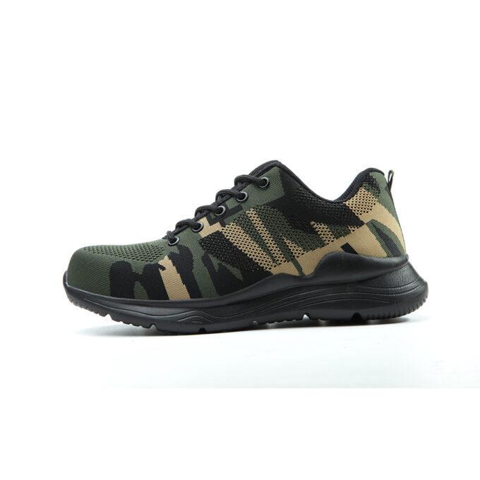 Camouflage EVA 526 Green Safety Trainers Shoes