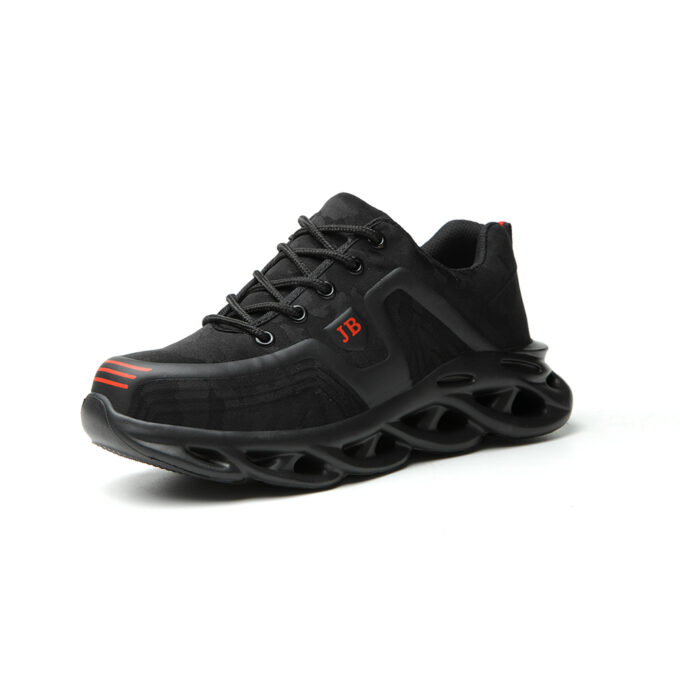 JuBang EVA 539 Black/Red Safety Trainers Shoes - Image 2