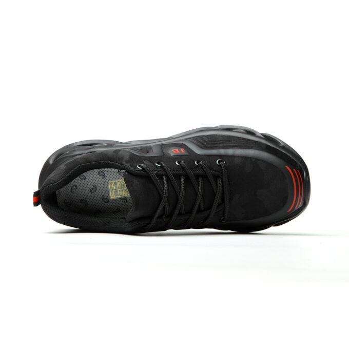 JuBang EVA 539 Black/Red Safety Trainers Shoes - Image 3