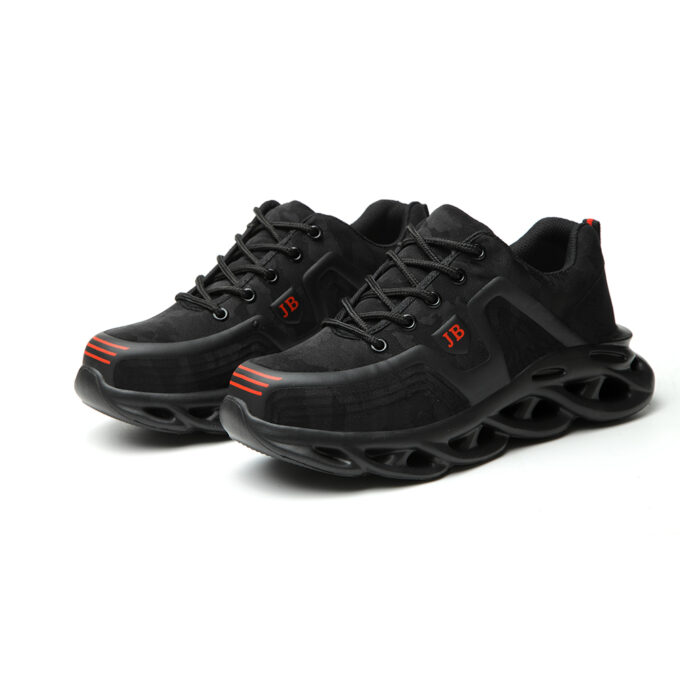 JuBang EVA 539 Black/Red Safety Trainers Shoes - Image 6