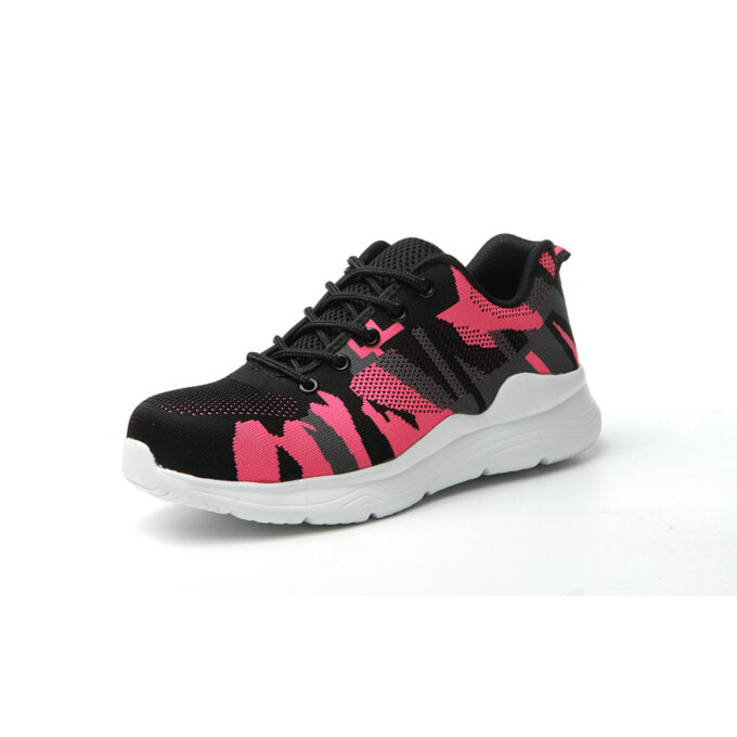 Camouflage EVA 526 Pink Safety Trainers Shoes for Women - Image 2