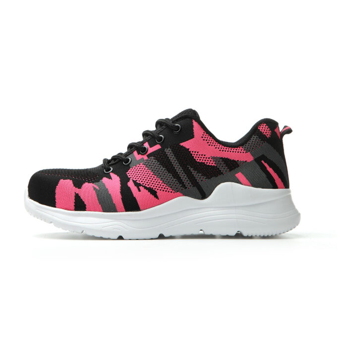 Camouflage EVA 526 Pink Safety Trainers Shoes for Women