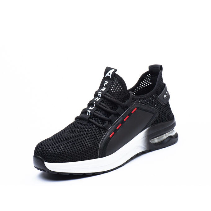 Flying 796 Black/White Safety Trainers Shoes - Image 2