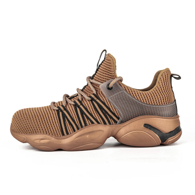 Flying 810 Brown Safety Trainers Shoes