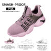 Flying 810 Pink Safety Trainers Shoes - Image 8