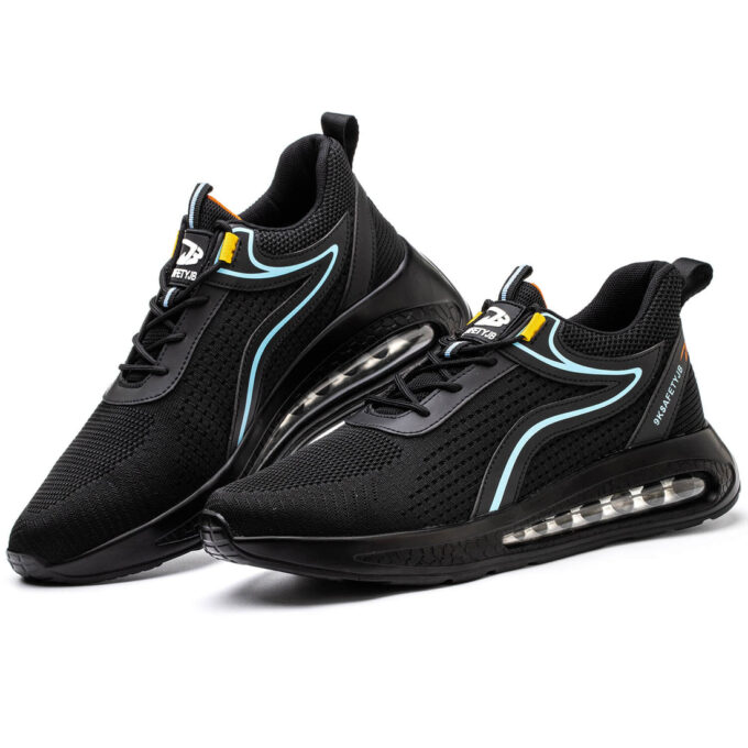 Flying 9191 Air Cushion Lightweight Steel Toe Sneakers - Image 7