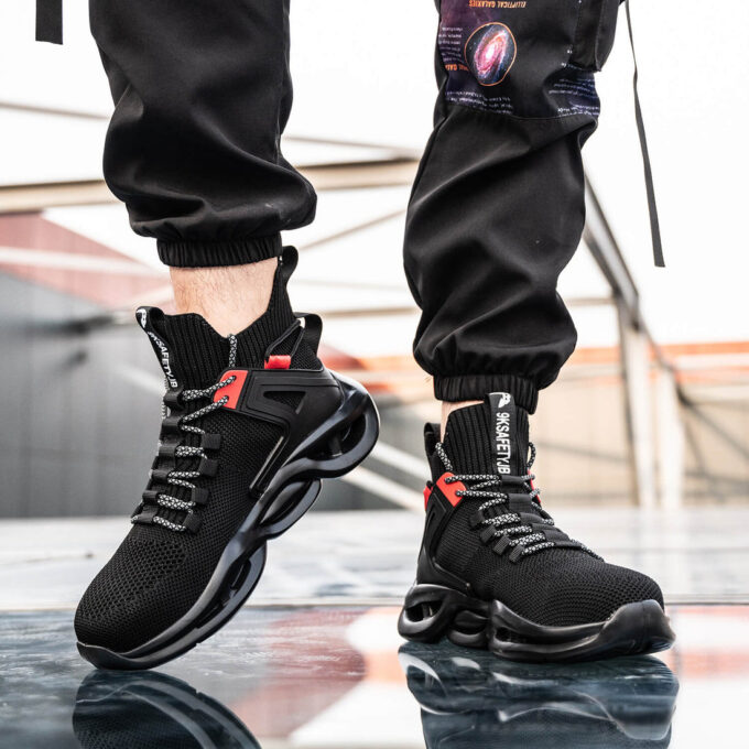 Flying 675 Comfortable High-Top Steel Toe Shoes - Image 9